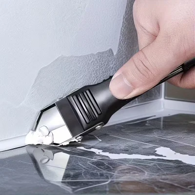 3-in-1 Caulking Tool with ergonomic handle