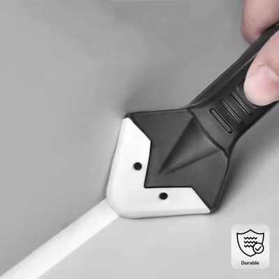 Three-in-one design – seal, scrape, smooth
